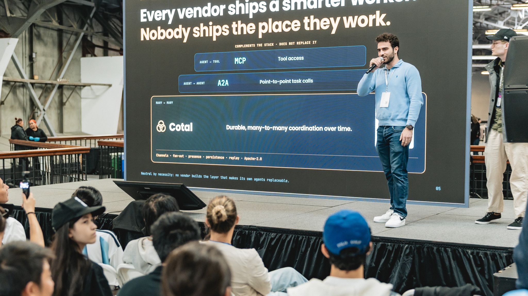 Every vendor ships a smarter worker. Nobody ships the place they work.